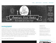 Tablet Screenshot of americasfirstfoodie.com
